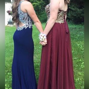 perfect condition, Tiffany prom dress worn once!!